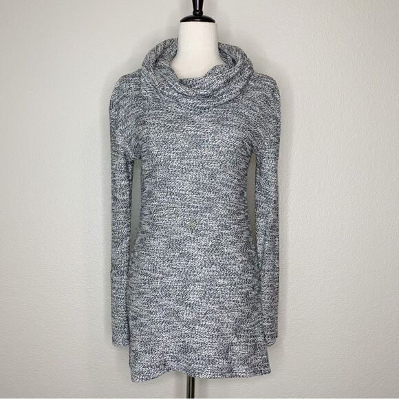 Merona Marled Cowl Neck Tunic Sweater - Picture 1 of 8